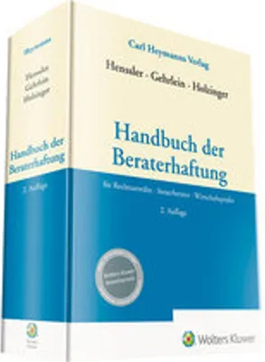 Immagine prodotto di Handbuch der Beraterhaftung
