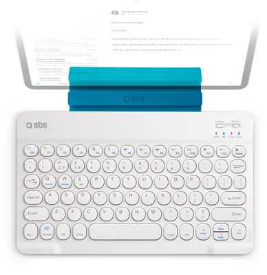 Produktbild von SBS Kabellose Englische Universaltastatur Mit Ständerfunktion
