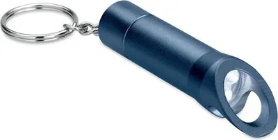 Produktbild von MidOcean - Taschenlampen-Schlüsselanhänger "Litop" MO1257 (Einheitsgröße) (Dunkelblau)