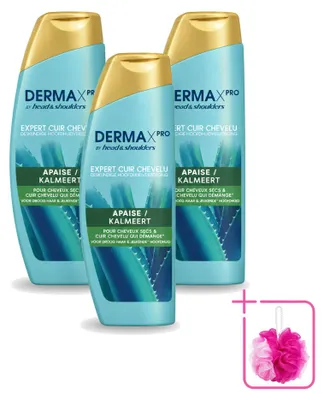 Produktbild von 3 x Head & Shoulders DermaX Pro Anti-Schuppen Shampoo Kalmend 470 ml - Sparpackung - 3 Stücke
