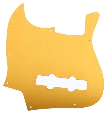 Produktbild von Schlagbrett für E-Gitarre, Jazz-Bass, Aluminiumlegierung, Orange-Gold