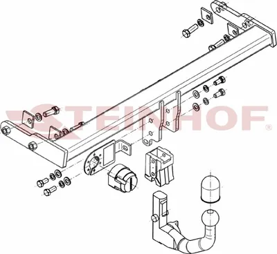 Produktbild von Z548218 Anhängerkupplung passend für VOLVO S60 II 08/2010-06/2018 abnehmbar