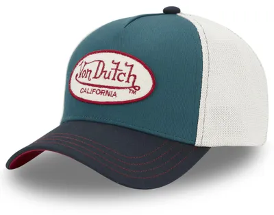 Produktbild von Von Dutch Originals Trucker Cap - CALIFORNIA TERRY PATCH Mesh Blue