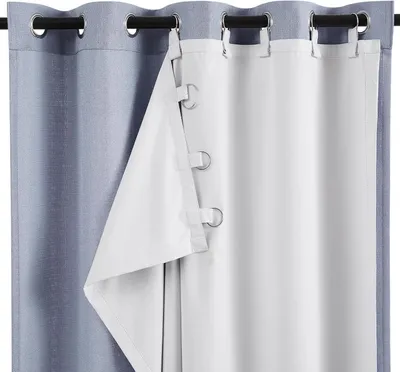 Imagen del producto de Forros opacos y térmicamente aislantes para cortinas de 173 cm de largo