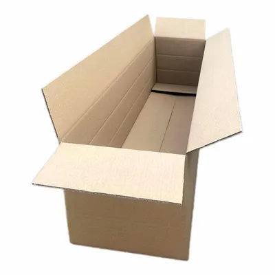Produktbild von 1x Faltkarton 1200x300x(100)-300mm mit variabler Höhe 2-wellig braun