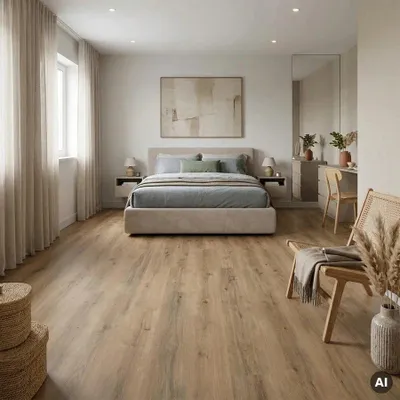 Zdjęcie produktu dla Panele Winylowe SPC LVT Honey z podkładem DOU-602-IB Klasa 33 5 mm