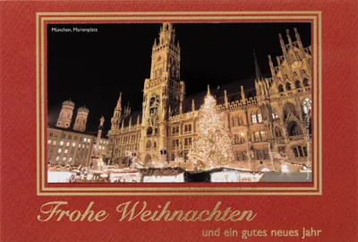 Produktbild von Weihnachten - Glückwunschkarte im Format 11,5 x 17 cm mit