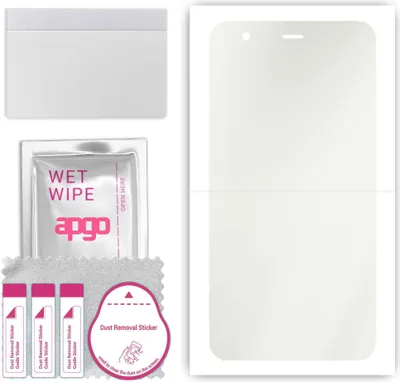Produktbild von apgo Hydrogel Schutzfolie, Matt, kompatibel mit ZTE Blade A32, flexibele Displayschutzfolie, Folie mit Positionierhilfe, Anti-Fingerprint, kratzfest, einfache Montage