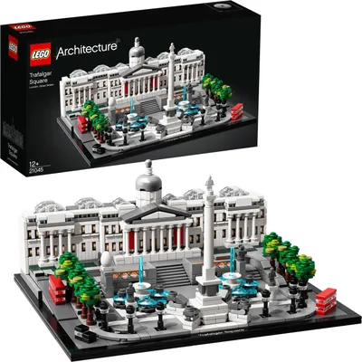 Produktbild von LEGO 21045 Architecture Trafalgar Square, Modellbausatz für Kinder und Erwachsene, perfektes London Souvenir & Set zum Stressabbau