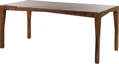 Produktbild von MASSIVMOEBEL24 Esstisch Sheesham 140x85x77 dunkelbraun lackiert ANCONA #214