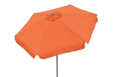 Produktbild von Merxx Sonnenschirm Gartenschirm Marktschirm Ampelschirm Schirm 180 cm orange + Kurbel; 29050-316