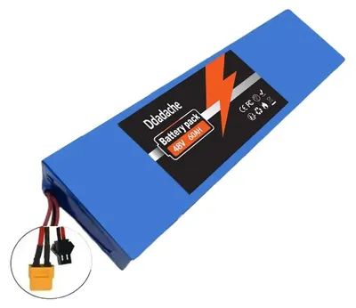 Obrázok produktu pre Batériový balík, kapacita 60 000 mAh, napätie 48 V, konfigurácia 13S4P, konektor XT60-SM