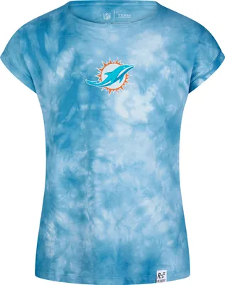 Produktbild von Recovered T-Shirt NFL Dolphins im zeitlosen Design Aqua Tie-Dye S