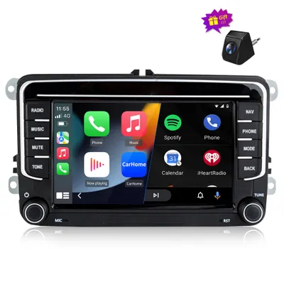 Produktbild von 6+128GB Carplay Android 13 Radio samochodowe GPS Navi 4G BT 8-Core Dla VW GOLF 5 6 Plus Passat Touran Polo