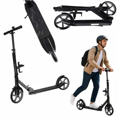 Obrázok produktu pre Skladacia mestská kolobežka Trike Fix, veľké kolesá 200 mm, nastaviteľná výška