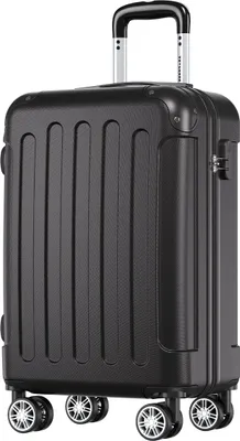 Produktbild von TRVLMORE Handgepäck Koffer - 38L - Zahlenschloss - Leichtgewicht - Trolley - 54x36x20cm - Passt in 55x40x20 cm - Schwarz