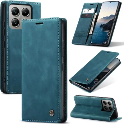 Produktbild von Xiaomi 14T Pro Hülle - CaseMe 013 Klapphülle - Blau