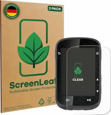 Produktbild von 2x ScreenLeaf Schutzfolie für CooSpo CS600-BK Displayschutz Display Schutz Folie Klar Transparent