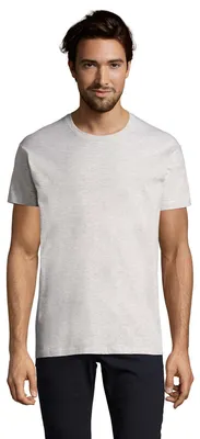 Image de SOLS - T-shirt « Imperial » pour hommes/femmes Unie LT2639 (S) (gris chiné)