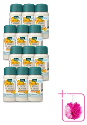 Productafbeelding van 12 x Kneipp Vitaliserende voetbadkristallen - Citrusgeur - 600 g - Voordeelverpakking - 12 stuks