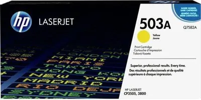 Image de HP 503A Jaune Cartouche de toner LaserJet originale, 6000 pages, jaune, 1 pièce(s)
