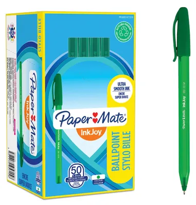 Productafbeelding van Papermate InkJoy 100, Spona, Kugelscheibe, Groen, 50 stuks