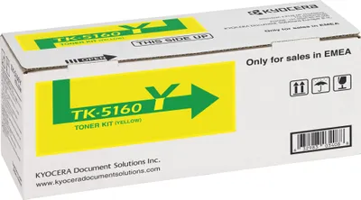 Zdjęcie produktu dla KYOCERA TK-5160Y, 12000 stron(y), Żółty, 1 szt.