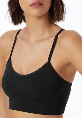 Produktbild von Schiesser Damen Bustier mit herausnehmbaren Pads - Casual Seamless - maple - Größe S