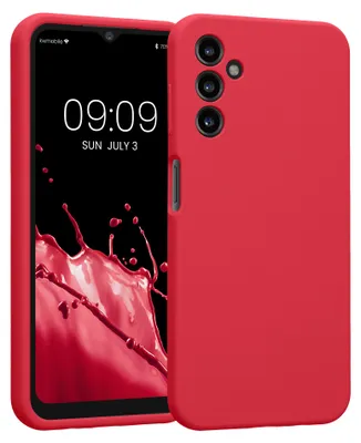 Produktbild von kwmobile Hülle kompatibel mit Samsung Galaxy A14 5G - Hülle Silikon gummiert - Handyhülle - Handy Case in Awesome Pink