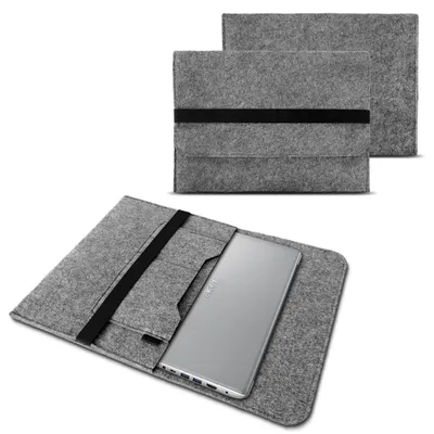 Produktbild von Schutzhülle Acer Chromebook 14 Laptop Tasche Hülle Filz Sleeve Notebook CoverFarben:Grau