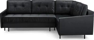 Produktbild von BETTSO Stilvolles gepolstertes Ecksofa für Wohnzimmer GRAND MON97 Dunkelgrau Rechts