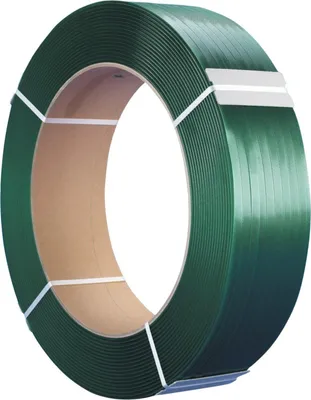 Image de Banholzer & Wenz ruban plastique PET vert 13 x 0,6 mm, rouleau de 2500 m
