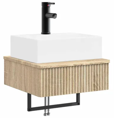 Obrázok produktu pre vidaXL Nástenné umývadlo Sonoma dub 40 x 41 x 39 cm