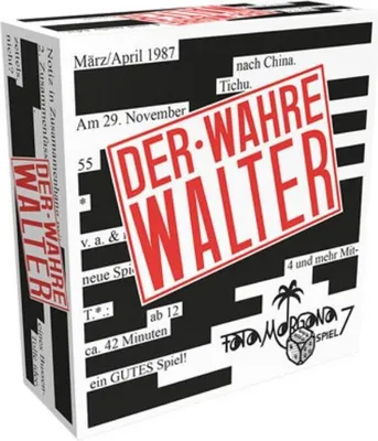 Produktbild von Der Wahre Walter Kartenspiel ab 12, für 4+ Spieler, DE-Version