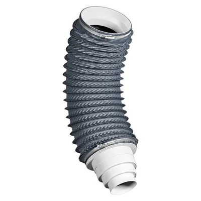 Produktbild von Bandloo FLEXOS X PLUS Grau 60 cm – flexibles Lüftungsrohr mit Reduktion