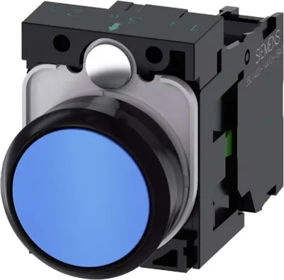Obrázok produktu pre Siemens 3SU1100-0AB50-1BA0, IP67, IP69K, 2,23 cm, 60 mm, 100 mm, 30 mm, 48 g
