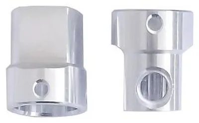 Productafbeelding van RC10B74.1 Aluminium middenkappen voor cardanassen, 1 paar