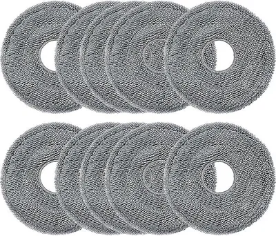 Produktbild von 10 Stück Wischtücher Ersatzteile für Roborock Saros Z70/Saros 10R/Qrevo Curv/Qrevo Curv S5X/Qrevo Edge/Qrevo Edge S5A/Q Revo/Qrevo MaxV/Qrevo Pro/Qrevo S/Qrevo Master/Qrevo Slim Staubsauger