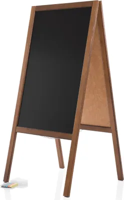 Produktbild von Kundenstopper PM 120cm Holz Tafel Aufsteller 64x57x120cm Deko