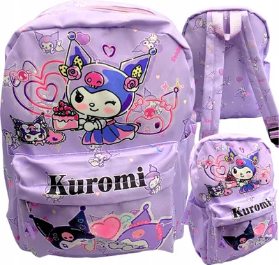 Produktbild von Kuromi Kinder-Schulrucksack für die Schule, stabiler, geräumiger Ranzen