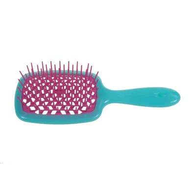 Obrázek produktu pro Janeke Superbrush Szczotka fryzjerska do rozczesywania włosów Turkusowo-Różowa