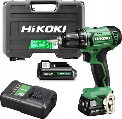 Zdjęcie produktu dla Hikoki Wiertarko Wkrętarka Udarowa 12V 38Nm 2X2,5Ah Dv12Da Wfz