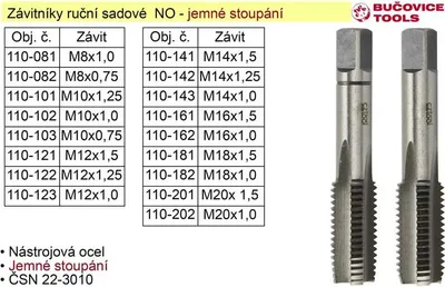 Produktbild von Handgewindebohrer M24x2,0 NO Feingewinde
