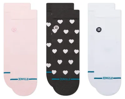 Produktbild von Stance Hearts Lowrider Socken 3 Pack Rosa