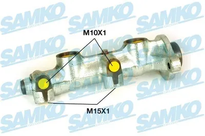Produktbild von SAMKO P10531 Bremszylinder Hauptbremszylinder für OPEL VECTRA B (36) VECTRA B Caravan (31) VECTRA B CC (38) Ascona C Limousine (J82) KADETT B
