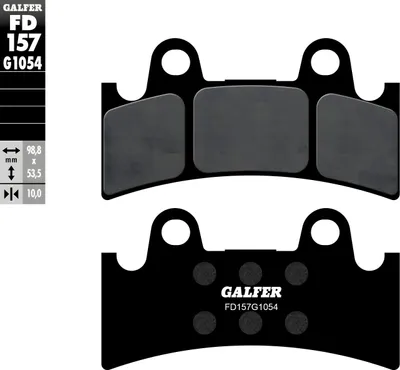 Produktbild von Bremsbeläge Set Galfer 2x FD157G1054 Semi-Metall vorne für Yamaha XV Virago 750 ccm Bj. 1993 - 1995