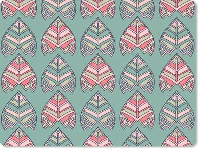 Produktbild von MuchoWow® Mauspad Mousepad Muster - Tribal - Retro 23x19 cm - Mousepads - Maus Mat - Pad - Mausunterlage - Schreibtischunterlage - Mauspad