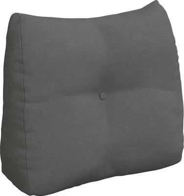 Productafbeelding van vidaXL Rugkussen, donkergrijs, 60 x 24 x 50 cm, stof
