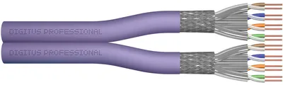 Produktbild von Digitus CAT 6 U/UTP Datenkabel - Verlegekabel, 500 m, Duplex, Dca-s2,d2,a1, 500 m, Cat6, U/UTP (UTP), Violett