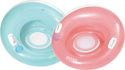 Zdjęcie produktu dla Intex - kolorowy fotel wypoczynkowy do wody różowy